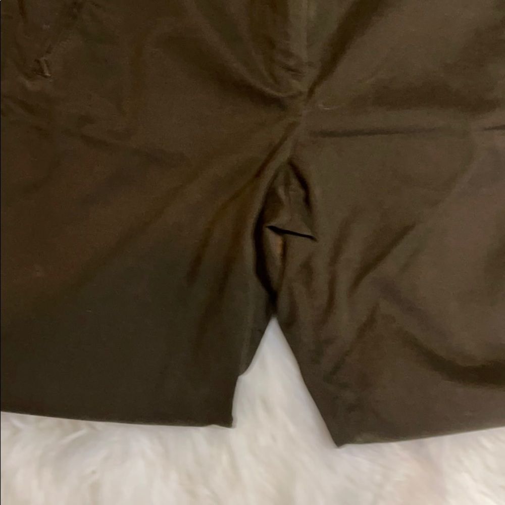 Talbots Cotton Flat Front Pants Slacks Trousers Zippered Pockets Size 10 - Picture 10 of 16